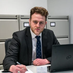 Daniel Kreith at his desk